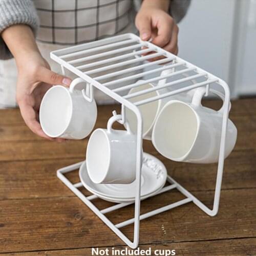 Container Mug Multifunction Coffee Cups Iron Art Hanger Cup Holder Kitchen Tool