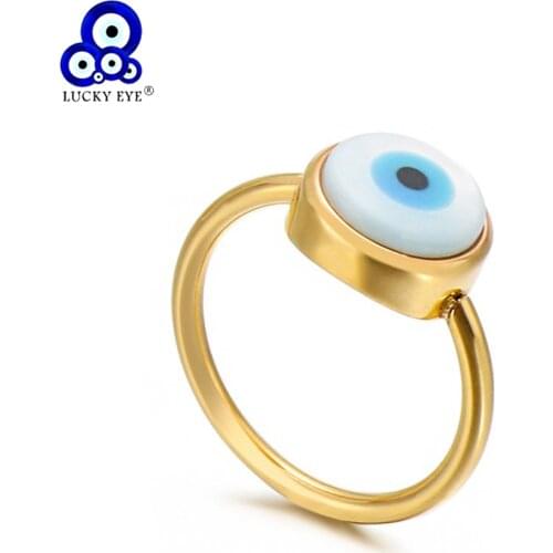 Женские золотые кольца Lucky eye China At AliExpress