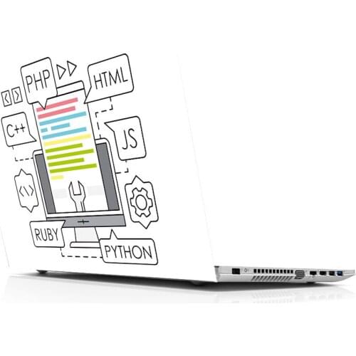 Sticker Master Web Design universal laptop skin for 13 14 15 15.6 16 17 19 "inc notebook decal for Mac, dell, Acer, HP, Toshiba, Asus