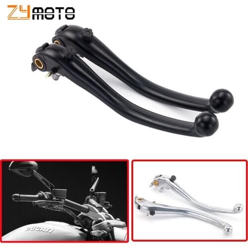 For DUCATI 848/EVO Diavel/Carbon/XDiavel/S Panigale V4/S/R M1100/S/EVO Monster Black Motorcycle Brake Clutch Levers