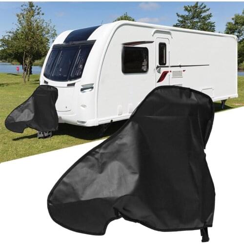 Universal RV Caravan Towing Hitch Cover Waterproof Trailer Rain Snow Dust Protector Dustproof Protector for RV Tailer