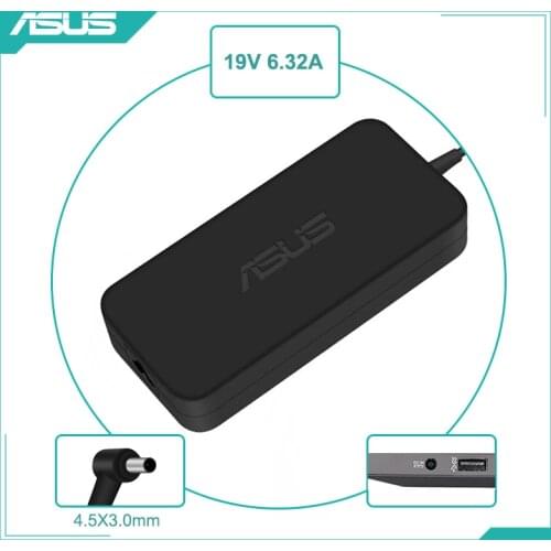 19V 6.32A 4.5x3.0mm AC Adapter Laptop Cargador For Asus Zenbook Pro UX501V UX501VW UX501JW U500VZ UX51VZ UX501J Notebook Charger