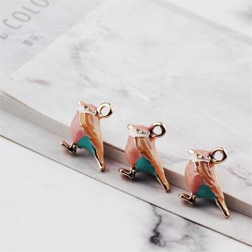 10pcs Korean Style Bird Earrings For Women Kid Lovely female Animal Earrings Bracelet Necklace Pendant Diy Jewelry Accessories