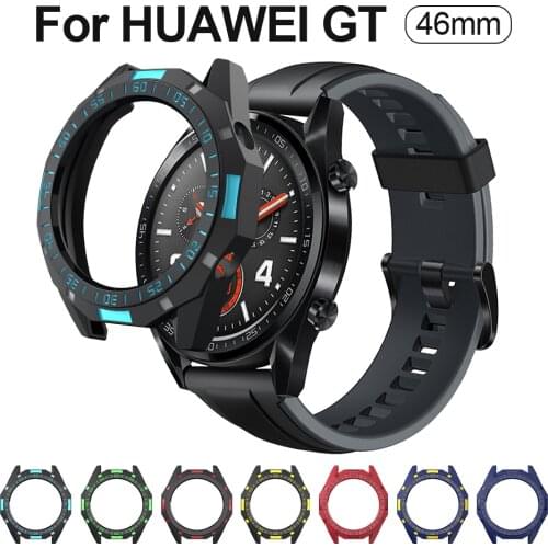 2 Pcs Case for huawei gt smart watch 46mm cover bumper armor protector tpu shell sport accessories