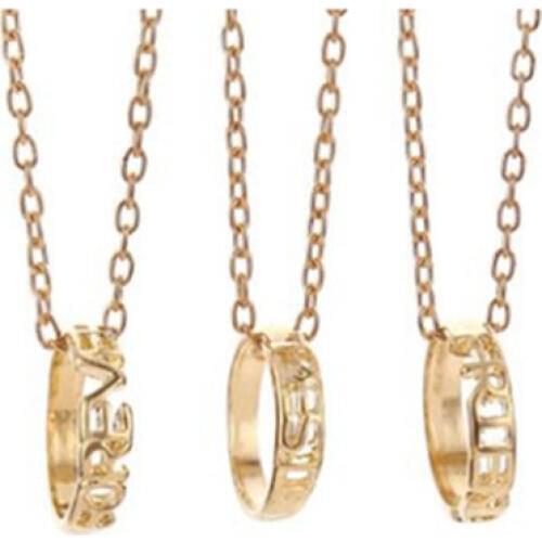 3 Pcs/set Popular Jewelry Girlfriends Chain Best Friends Alloy Retro Pendant Necklace Of Forever Friendship Gifts
