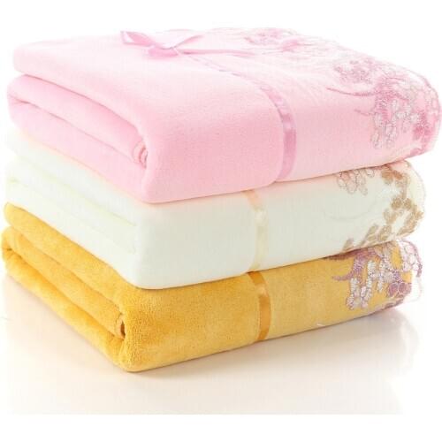 Cheaper Soft Microfiber Lace Face Towel Hand Towels For Adults Absorbent Terry Men Women Towels