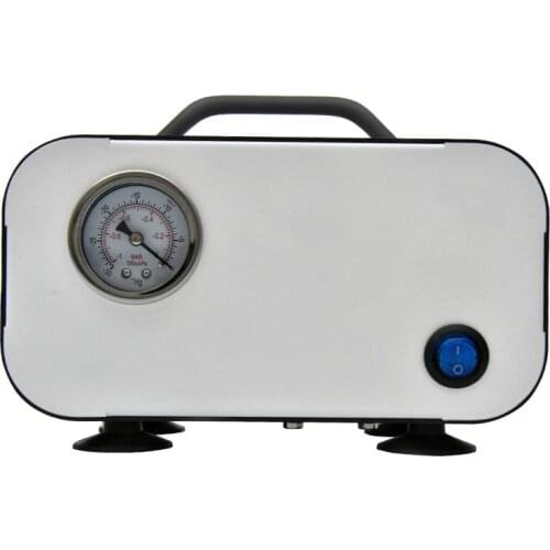 20W Electric Diaphragm Pump Vacuum Suction Pump Portable Oil-Free Vacuum Pump 10/15L/Min 0.075/0.08Mpa Short Circuit Protection