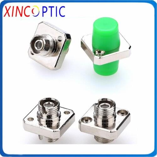 FCAPC Female-Female SM Simplex Fiber Adapter,FCUPC FC/APC Square Type Single Mode Flange Fiber Optical Adaptor Coupler Connector