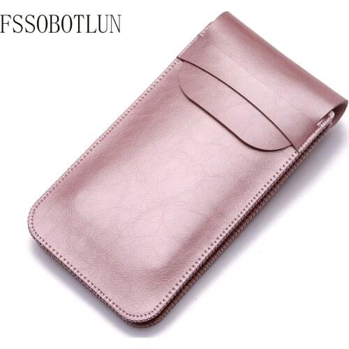 FSSOBOTLUN,6.0 inch Double Pocket Bag Waist Belt Microfiber Leather Case For Sony Xperia XA1 Ultra/Micromax Canvas Spark 2 Q391
