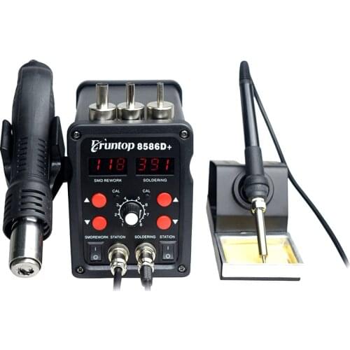 Hot sale smd equipment hot air gun soldering iron station