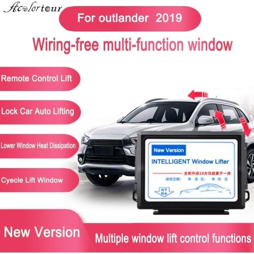 Car Intelligent Lifting Window Lifter Remote Control Windows Lift Drop Device For Mitsubishi Outlander 2019