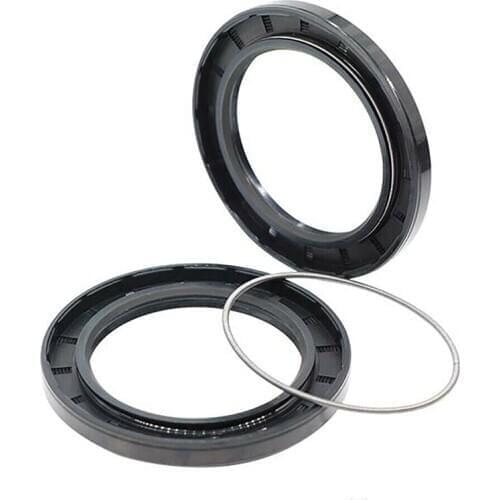 2Pcs Black ID 30-38mm TC/FB/TG4 Skeleton Oil Seal Rings NBR Double Lip Seal Gasket For Rotation Shaft