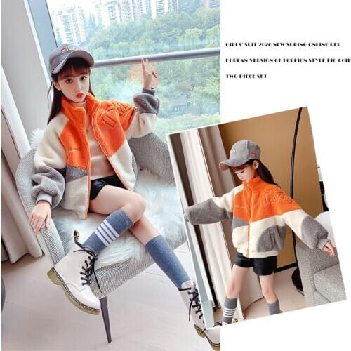 4 To 12 Years Baby Girls Winter Thicken Warm Zipper Jacket Fashion Korean Halloween Costume Boutique Childrens Birthday Gift