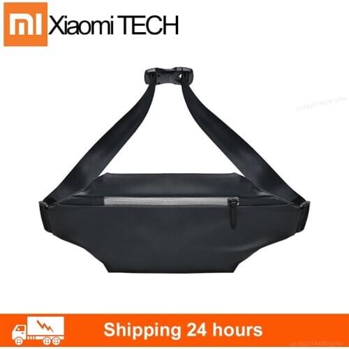 Hot sale original Xiaomi multifunctional simple bag waterproof sports leisure chest bag simple outdoor sports 2.25L waist bag