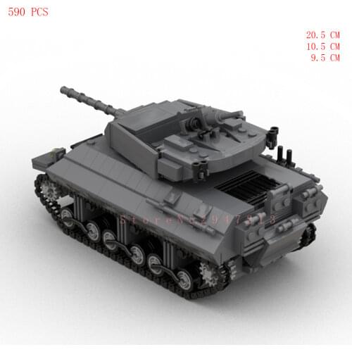 Hot lepining military technic ww2 US Army vehicles M10 Heavy tank Landing war mini weapons figures bricks Building Blocks toys