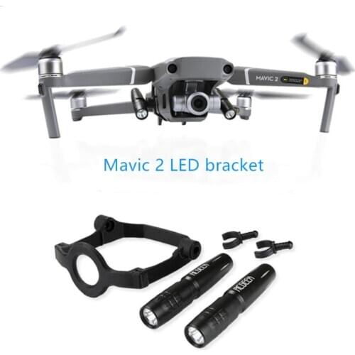 Upgraded Night Light lighting LED Bracket for DJI Mavic 2 Pro / Mavic 2 Zoom Drone Parts Aerial Accessories Flashlight Bracket