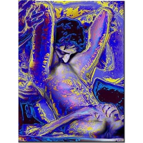 Diamond Painting Kit Abstract Sexy Couple 5D DIY Diamond Embroidery Cross Stitch Picture Of Rhinestones Mosaic Home Decor