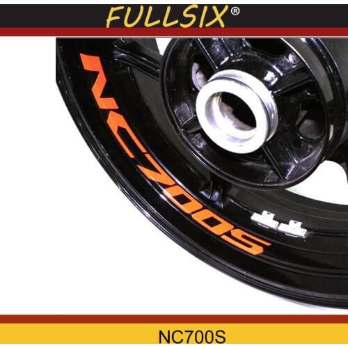Motorcycle Wheel Sticker Decal Reflective Rim Bike Motorcycle Suitable for HONDA NC700S