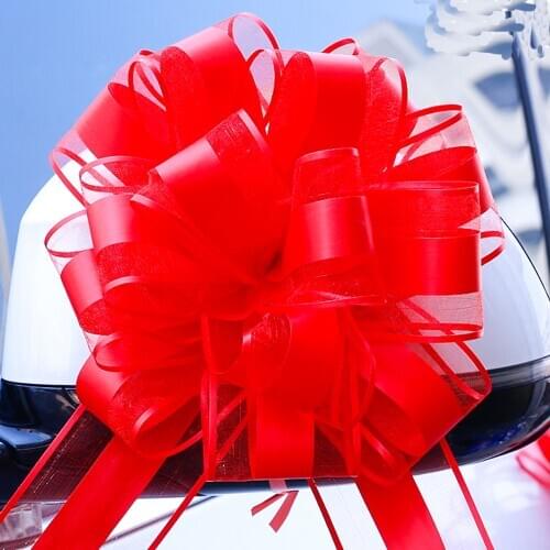 10bar/box Pull Bow Gift Ribbons Flower Wrappers For Wedding Events Birthday Decoration Happy New Year Christmas Gifts Decoration