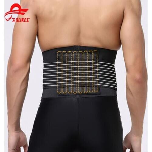 Lumbar Support Waist Pain Back Injury Supporting Brace For Fitness Weightlifting Belts Sports Safety Corrector