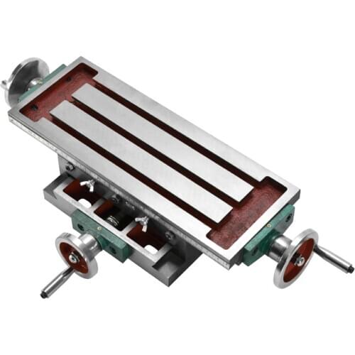 Cross Workbench Milling Machine Sliding Table Vertical Multifunction Industrial Grade 550 * 195 with ruler and double hand wheel