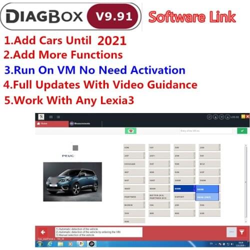 Latest Diagbox V9.68 For Lexia 3 Scanner Diagbox 9.68 PP2000 Software for Lexia 3 FW921815C Diagbox 9.68 for Citroen for Peugeot