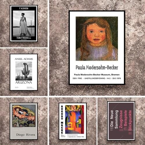 Reprint of a 1974 Vintage exhibition Poster for works by Clement Serveau