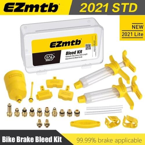 Ezmtb 2021STD bicycle brake bleed kit Hydraulic dics brake Upgraded version for shimano&Magura&hope&tektro&sram&avid&formula&hay