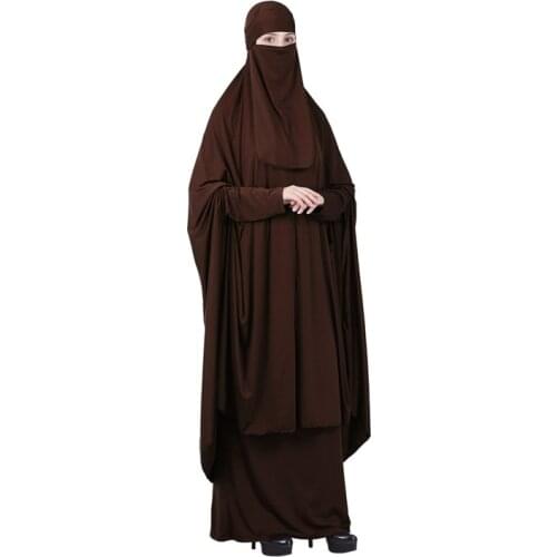 Dubai Arab Kimono Islamic Womens Dress Summer Ramadan Loose Long Sleeves Thin Muslim Womens Dress All Set Plus Size