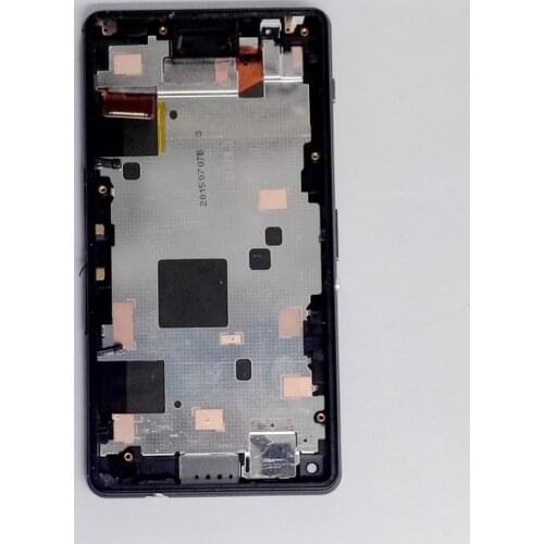 For Sony z3 compact D5803 D5833 Lcd screen Display WIth Touch Glass Digitizer+Frame Assembly Replacement Parts Pantalla