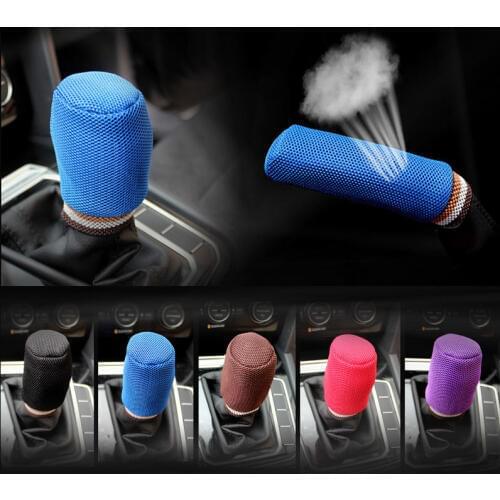 2Pcs/Set Gear Shift Knob Cover Car Handbrake Cover Hand Brake For Universal Car Acceossories