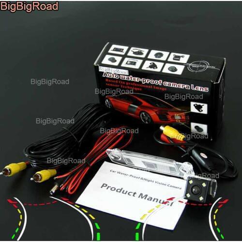 BigBigRoad Car Intelligent Dynamic Track Rear View Camera For Kia Sportage R k3 Sorento Carens Ceed Rondo / hyundai sonata