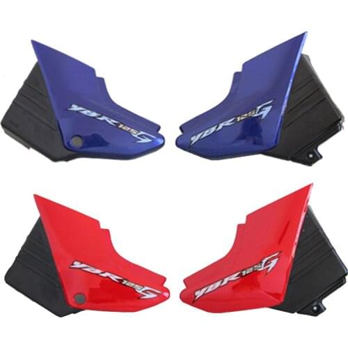 Motorcycle Side Cover Battery & Tool Panels for Jianshe Yamaha YBR125G 125cc Right Left Red Blue Replaced Plastic Faring Parts