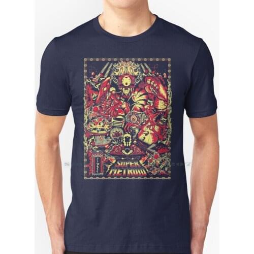 Super Metroid Legacy - Type B T Shirt 100% Pure Cotton Metroid Nintendo Snes Super Samus Super Metroid Super Nintendo