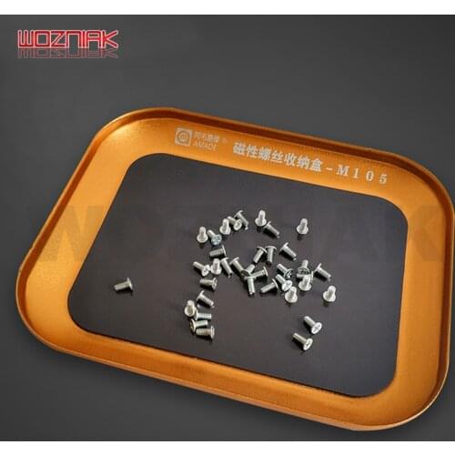 M105 magnetic screw storage box Aluminum storage tray Model small parts storage tray