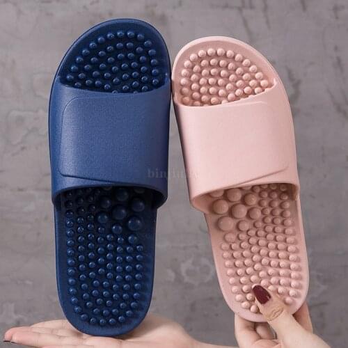 Massage Slipper Female Summer Acupoint Foot Therapy Shoe Indoor Home Soft Bottom Bathroom Anti-Slip Foot Bottom Massager