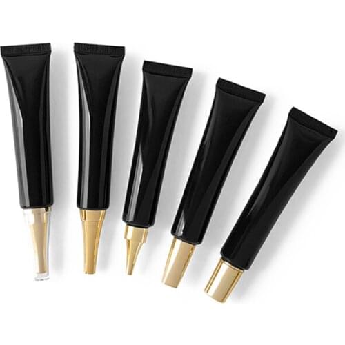 30ml Balck Squeeze Bottle Bright Color Lotion Cosmetic Container Skin Essence Refillable Travel Bottle 50pcs/lot Wholesale