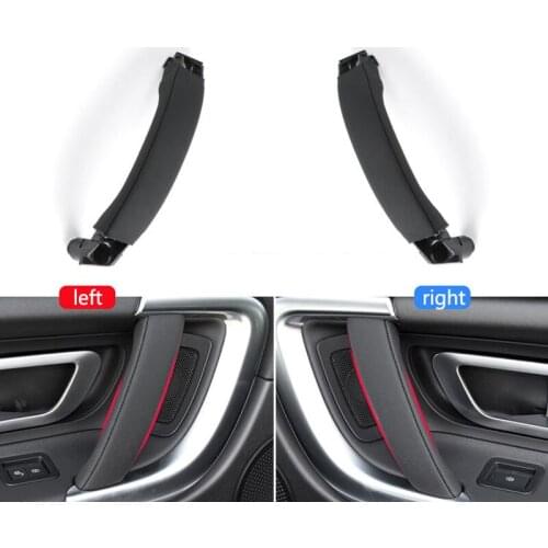 New Left Right Car Interior Door Leather Pull Handle for Land Rover Discovery 2015-2019 Inner Door Panel Handle Pull