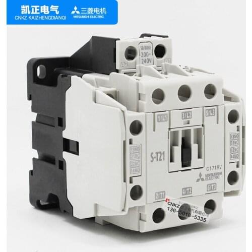Brand new original authentic Mitsubishi Electric AC contactor S-T21 instead of S-N21 AC110V AC220V AC380V free shipping