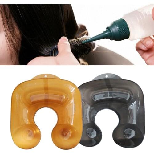 Salon Hairdressing Neck Tray Plastic Hair Coloring Shoulder Support Cover Hair Cutting Shoulder Catcher