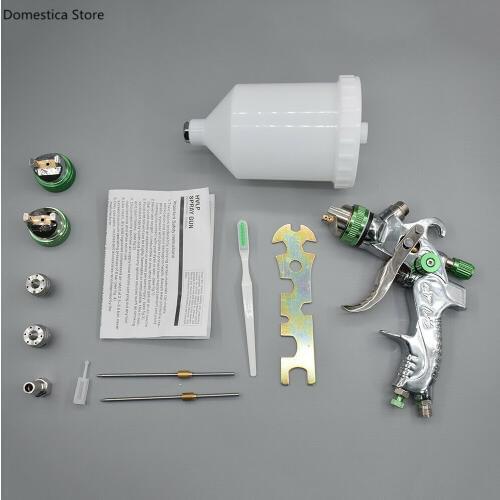 Spray Gun Pneumatic High Atomizing Pot Paint Spray Gun Professional Cars Painting Furnitures LHVLP 1.4mm 1.7mm 2.0mm Gun