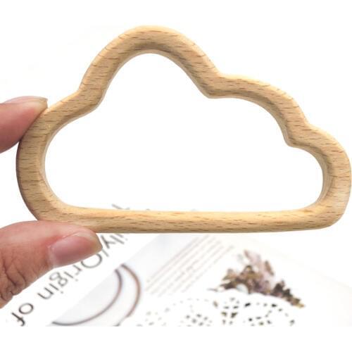 20PCS cloudy day beech teether wood pendant for baby mother accessory Australia SGS SAFE EA340