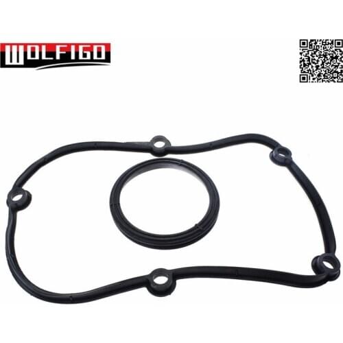 WOLFIGO New Upper Timing Chain Cover Gasket Seal For VW Jetta EOS Audi A4 A3 06H103483C,06H103483D,06H103483F,77006700