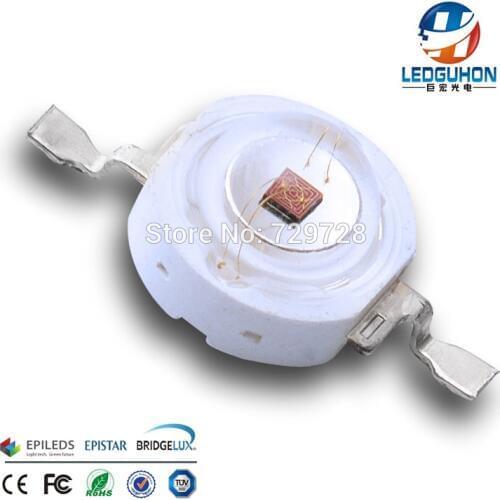 660-670nm 3W red high power led used for grow lights