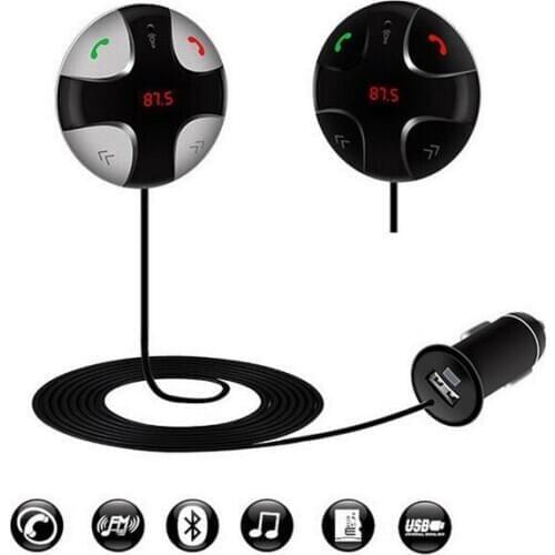 Car MP3 Player Bluetooth FM Transmitter FM Modulator HandsFree Car Kit LCD Display USB Charger