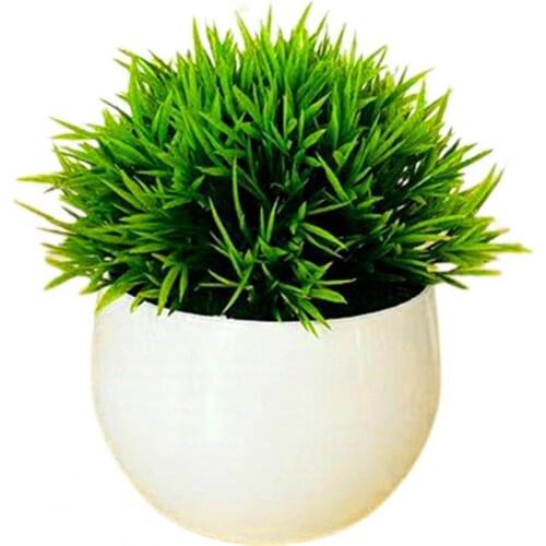 Artificial Plant Pot No Fading Lifelike Eco-friendly Plastic Durable Office Desk Vivid Simulation Plant Pot Home Decoration