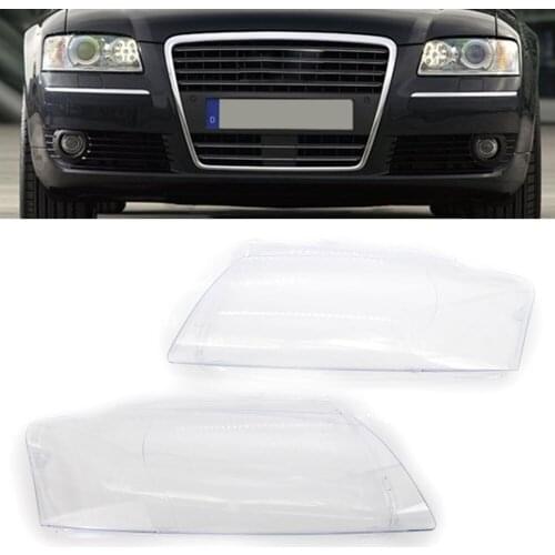 Left/Right/Pair Headlight Headlamp Lens Cover for Audi A8 D3 2005-2010