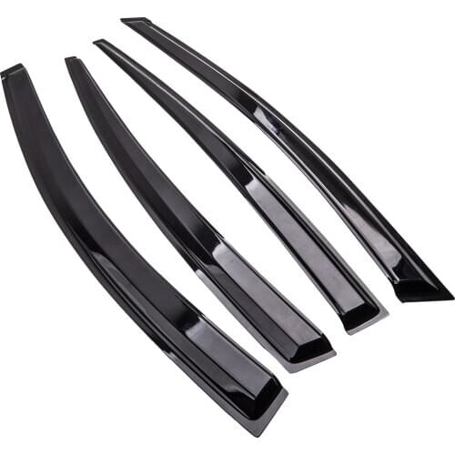 Smoke Window Sun Vent Visor Rain Guards for Hyundai Elantra Sedan 4-Door 2017-2019 Wind Door Visor Guard