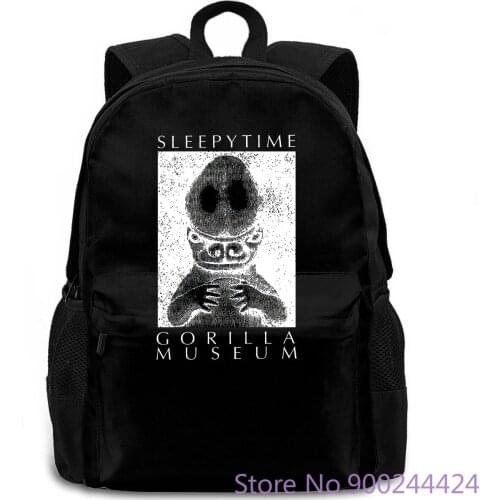New Sleepytime Gorilla Museum Art Rock Band Black women men backpack laptop travel school adult student