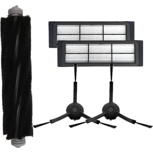 Main Brush Black Filters Side Brushes for Xiaomi Vacuum Cleaner 1 2nd Generation S50 S51 S55 S5 S6 Sweeping Robot Accessories